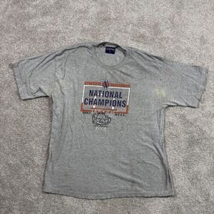 Jansport Syracuse Orangemen 2003 National Champions T-Shirt Mens XL Gray NCAA